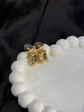 Golden High Earrings