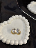 Pearly Gold Earrings