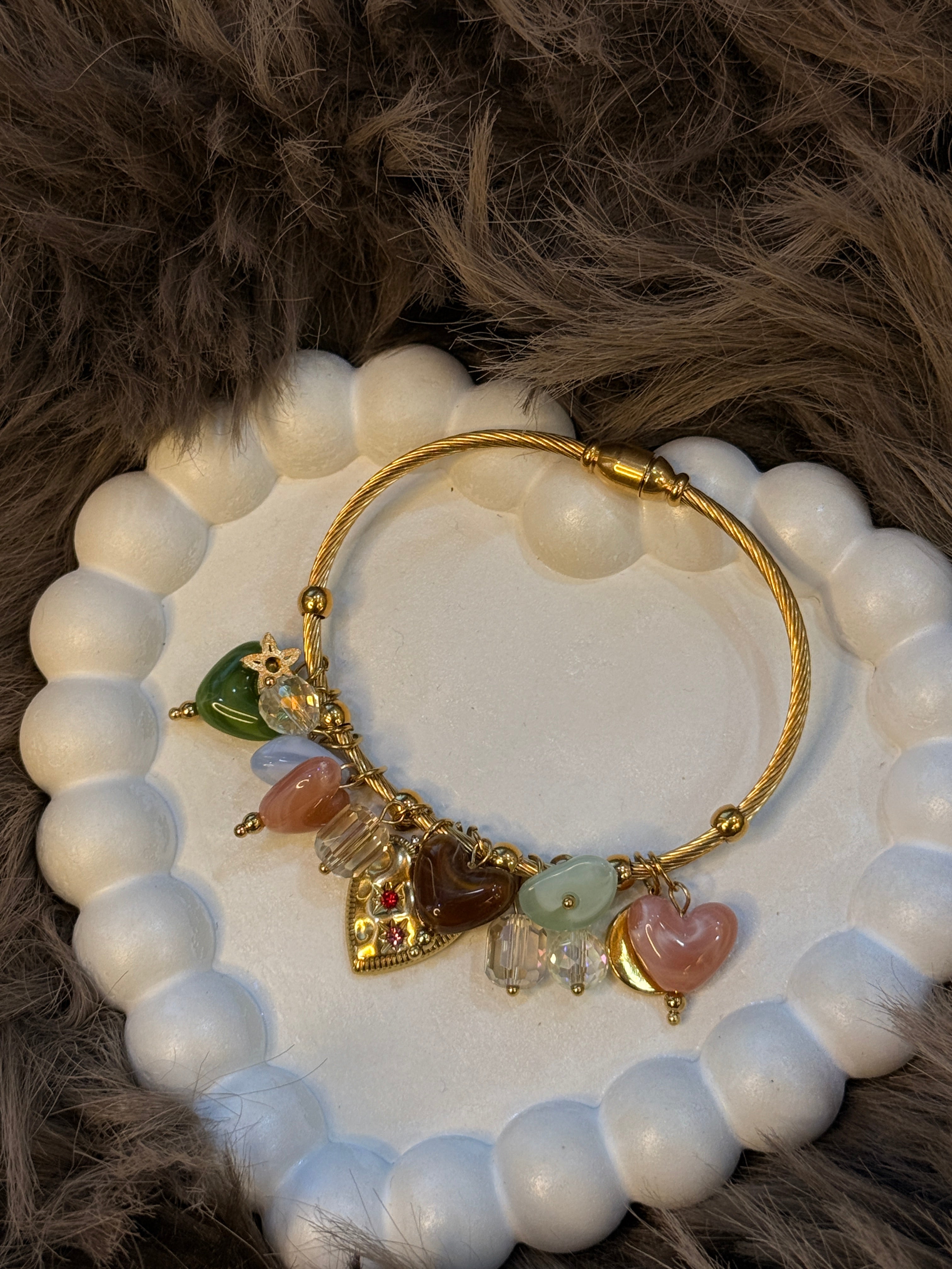 Heart Charm Bracelet