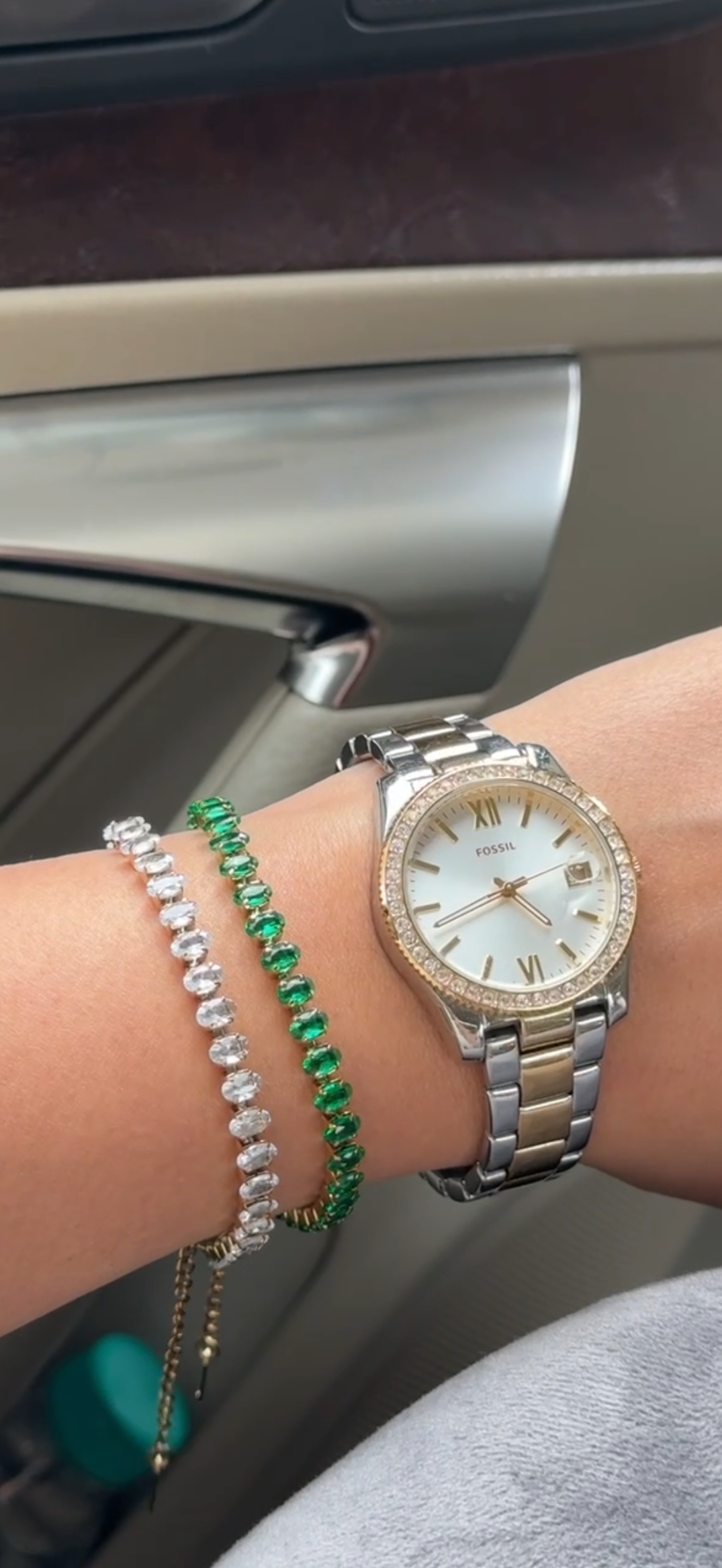 Emerald Charm Bracelet